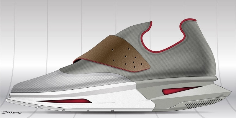 Adobe Illustrator - shoe render