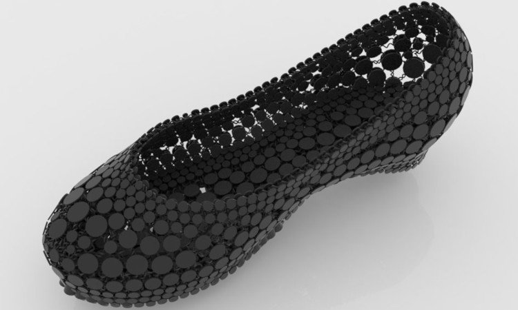 continuum 3d printed shoes