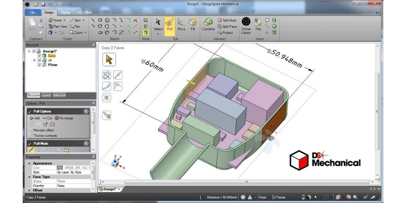 electronics desing using DesignSpark Mechanical