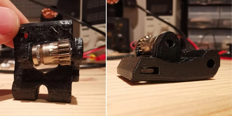 extruder warped due to heat