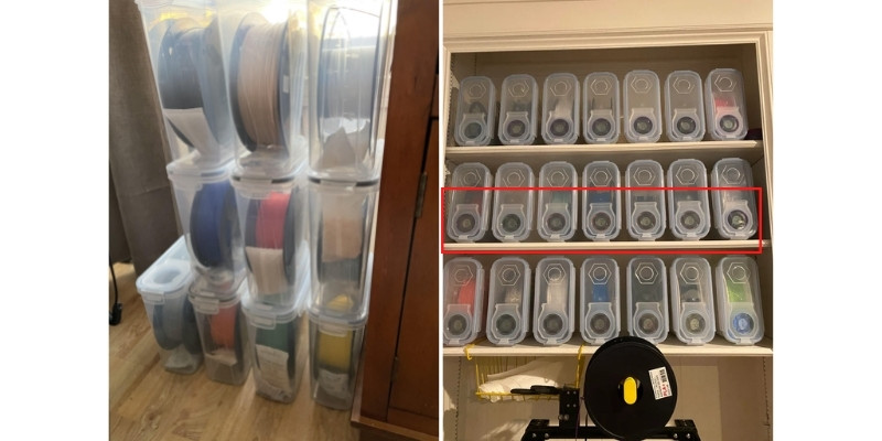 Filament storage