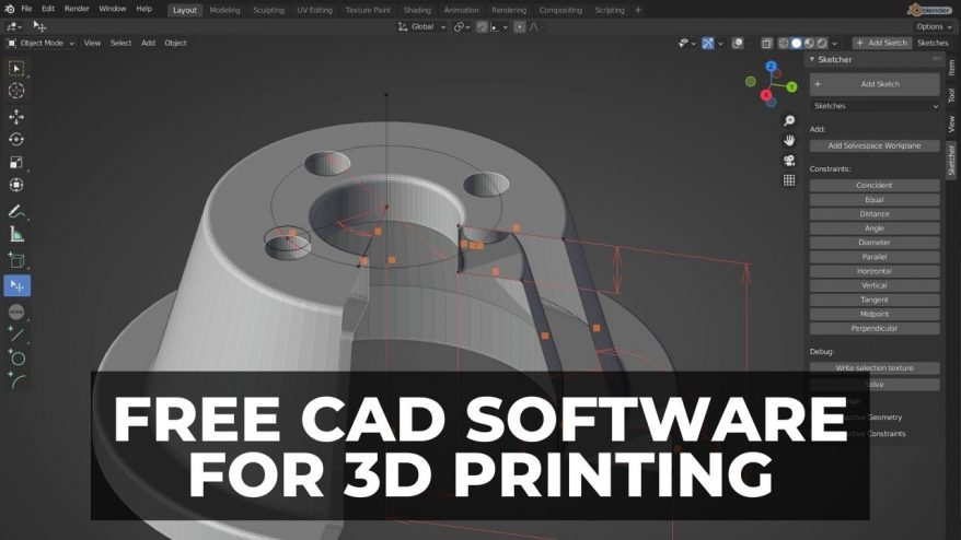 free cad software for 3d printing