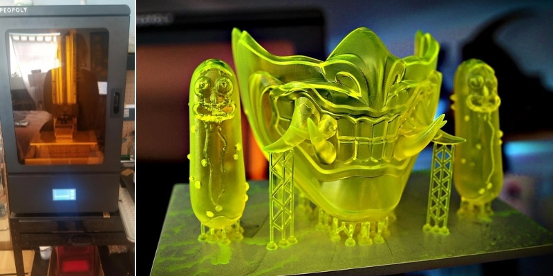 Peopoly Phenom printer and print