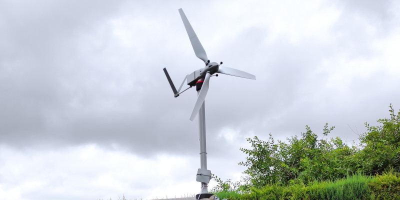 A 3D printed wind turbine created using Daniel Davis's design