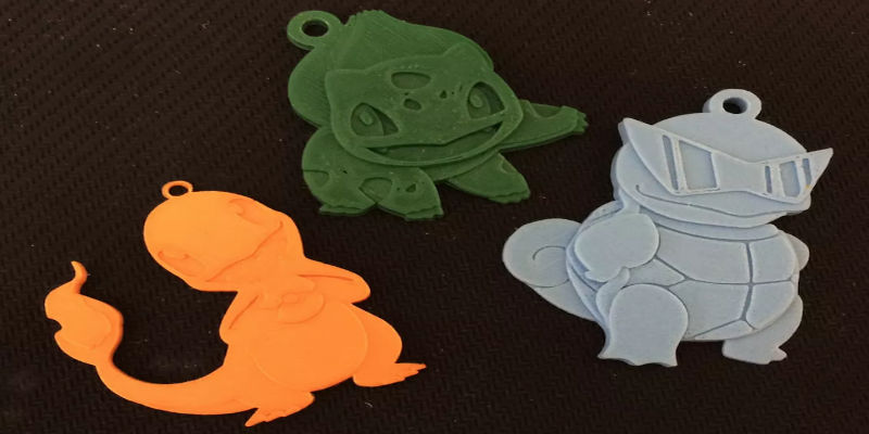 3D Print Pokémon Keychains Kanto