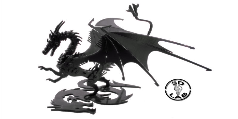 3D Dragon Puzzle