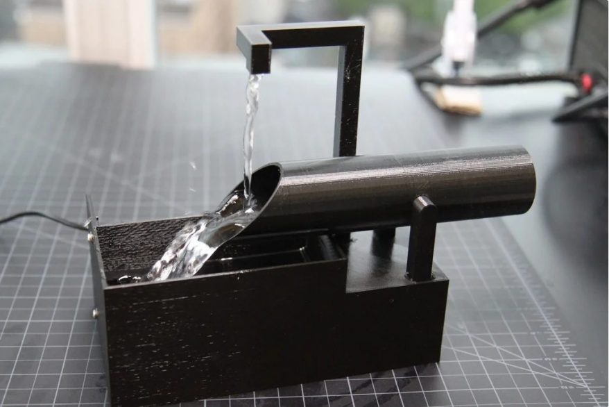 Deer Scarer fountain 3D printer project