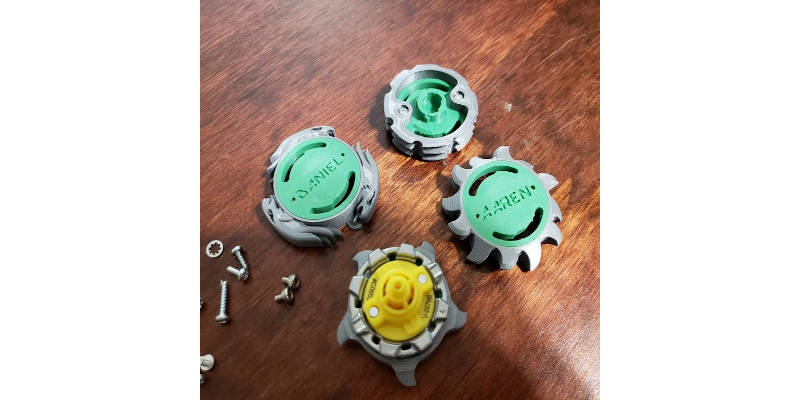 3D Printed Beyblade Burst Models