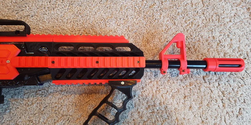 3D Printed Nerf Gun Barrel Extension