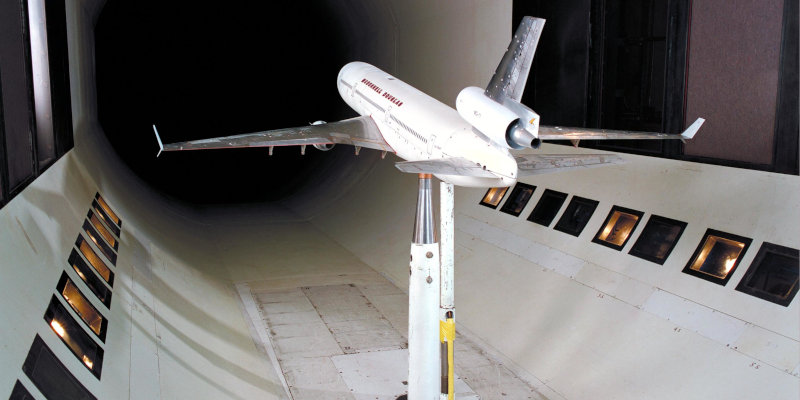 An aerospace wind tunnell